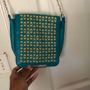 Yellow and blue bag